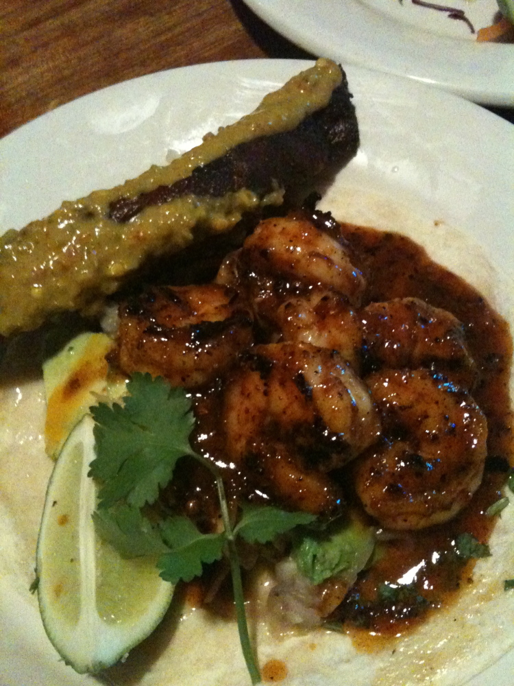 East Coast Grill -  Cambridge, MA :: Shrimp taco from the East Coast Grill was no shrimp... I got 2 of them!