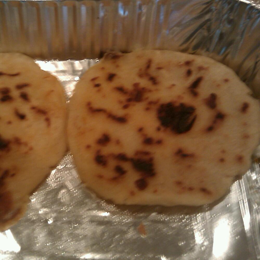 AZ :: pupusas: fulled with cheese and beef  yummy!