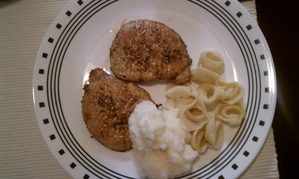 Vancouver, WA :: rosemary pork chops