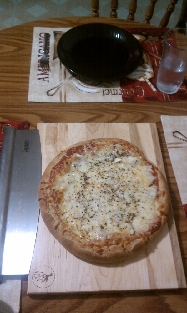 New Britain ct :: Aunt Vesta's pizza made with her dough recipe. I'm going to keep it a secret!