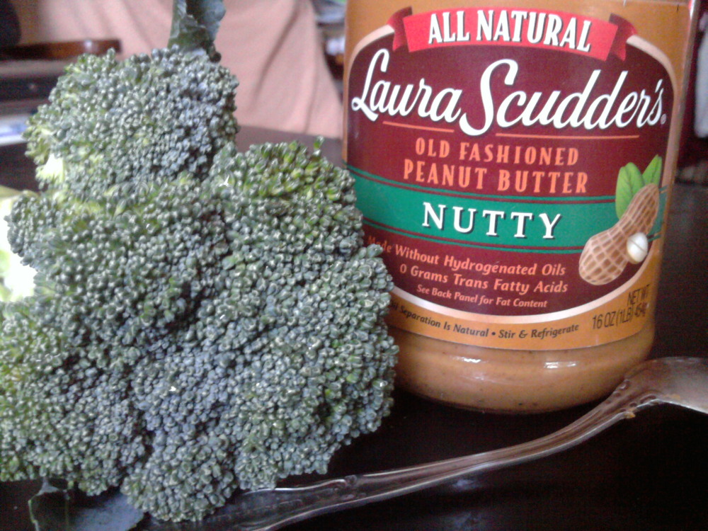 san diego :: brocolli and peanut butter for breakfast