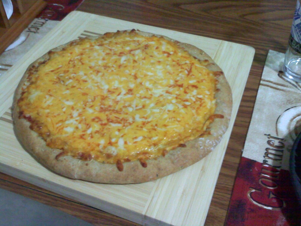 New Britain CT :: Homemade pizza crust topped with pizza sauce and a bunch of different cheeses! check out the recipe for our pizza crust!! so yummy!!!