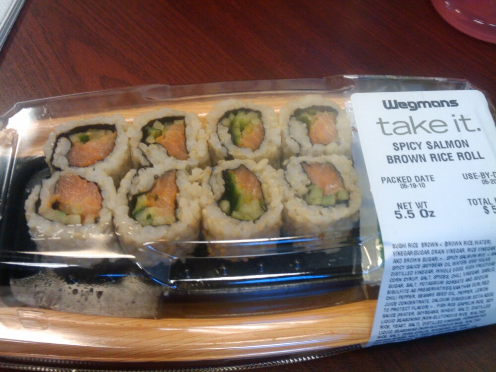 Allentown,Pa  :: Sushi from Wegmans 