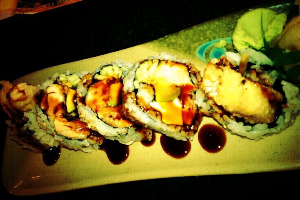 ALLENTOWN,PA :: Tempura Salmon Roll...one of my fav. rolls [[^_^]] [thank you for an Awesome time Willadelph !]