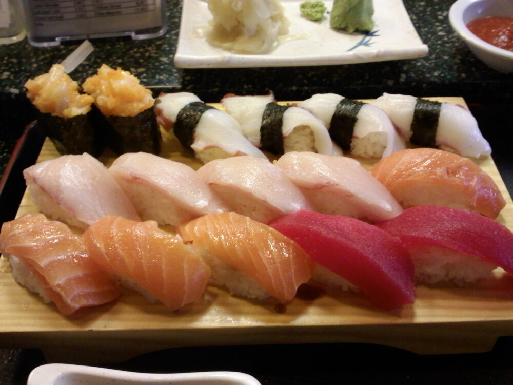 Fountain Valley :: @ my favorite all you can eat sushi, made fresh in front of you.