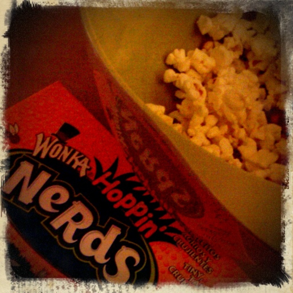 Michigan :: chick flick night popcorn and nerds!