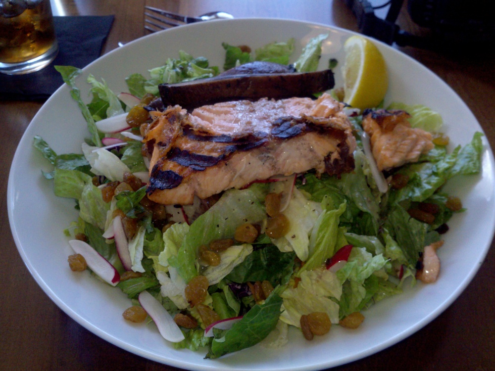 Hampton Beach, NH :: Salmon salad