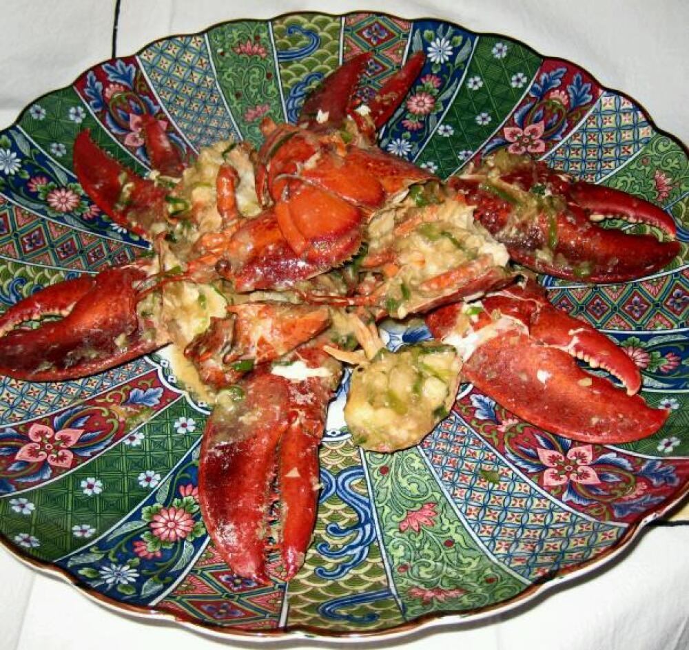 eastern ct.  :: after xmas dinner of chinese style ginger scallion lobster. 