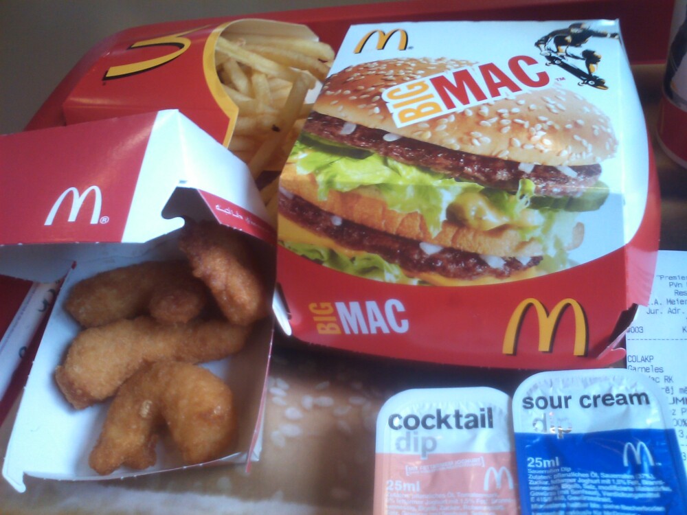 mc donalds riga :: big mac and tigershrimps