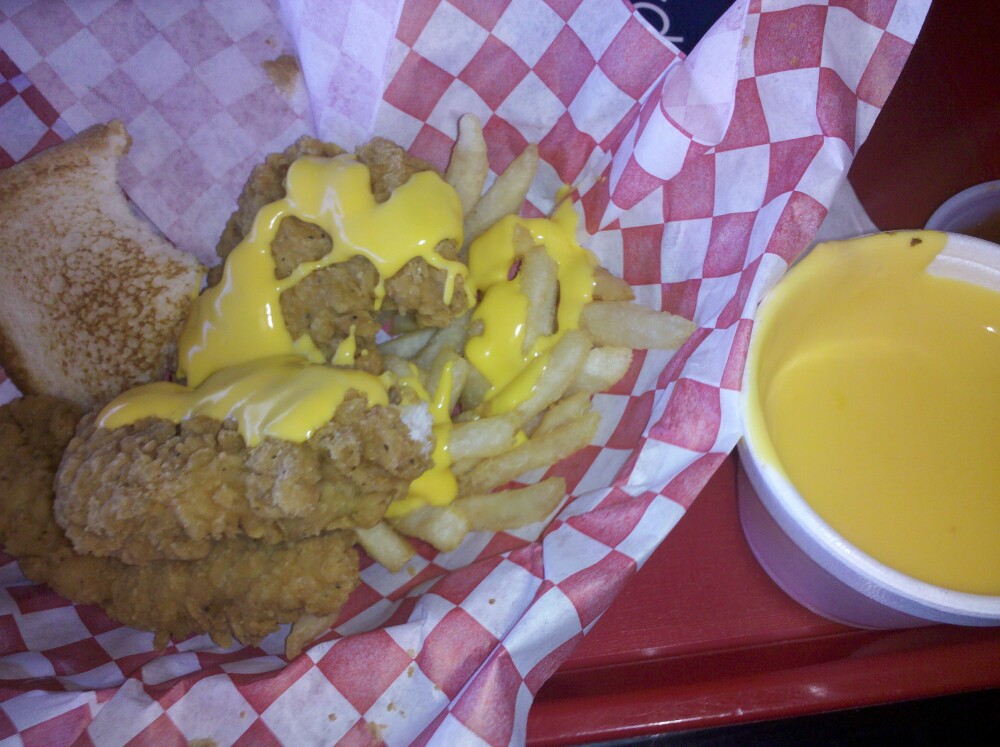Dairy Queen :: chicken tenders W/cheese..Yummy