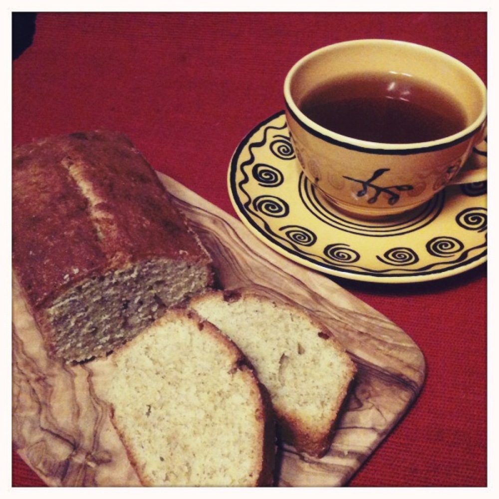 Tokyo, Japan :: Poundcake I baked. I used whole wheat flour. much brown and its taste was yum! good for it with black tea.