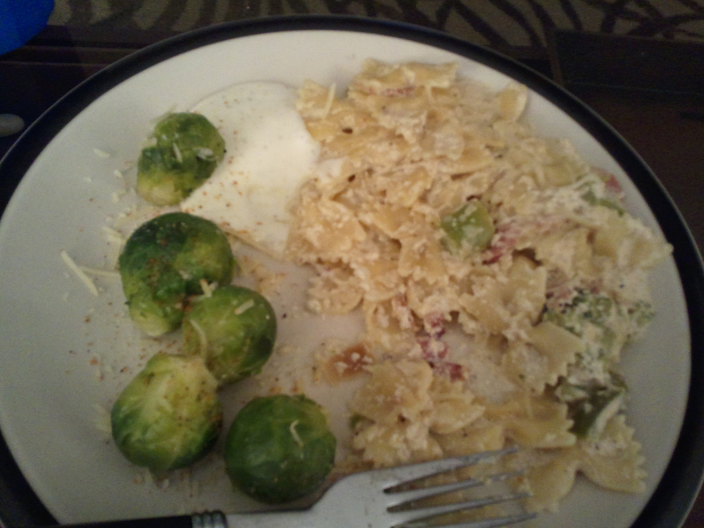 Dallas Texas :: fettucini alfredo with brussel sprouts