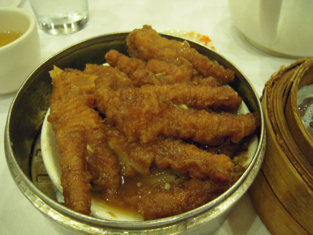 China Town Boston, MA :: do they have large talons??" this is a bowl is chicken feet..." they tasted and felt like soggy chicken wings!