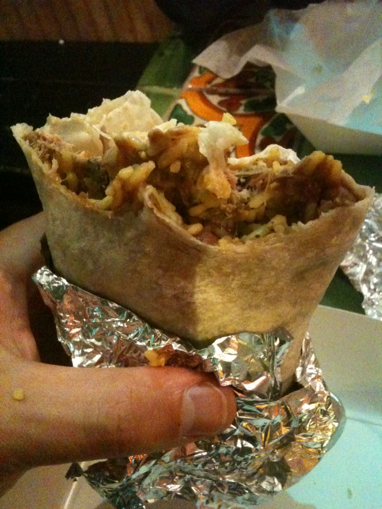 San Loco - NYC :: Pork burrito!!
