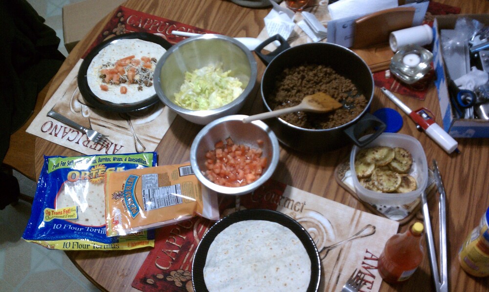 new britain ct :: Taco fixings for dinner
