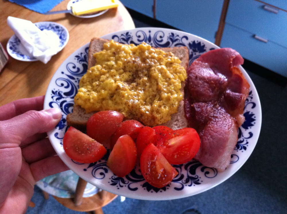 My Grans house :: My English breakfast with extra breakfast! 