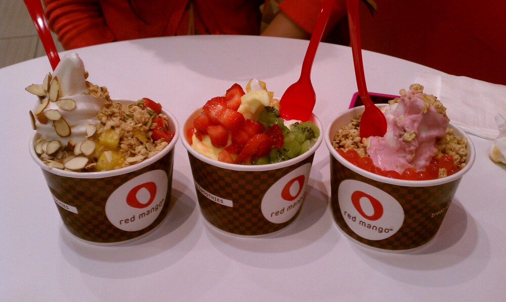 Mission TX. :: yogurt from "Red Mango" 