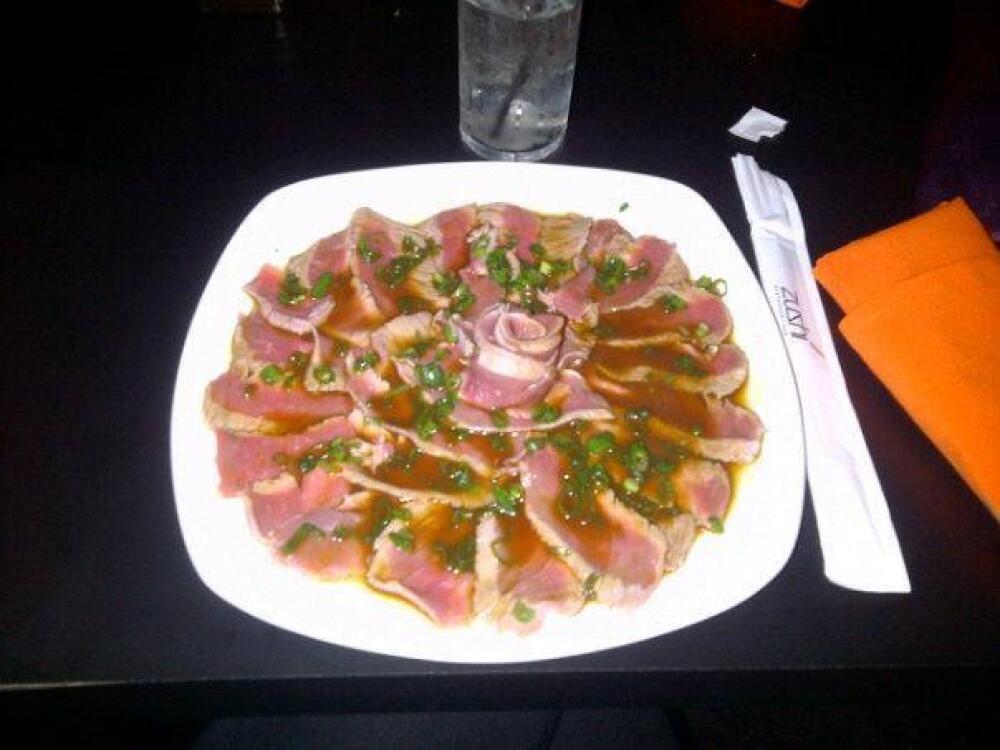 zushi resturant :: New style tuna shashimi 