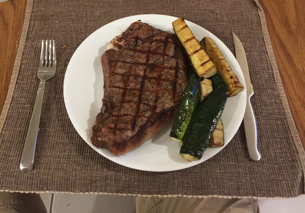 Home Plainville CT :: seasoned steak and zucchini