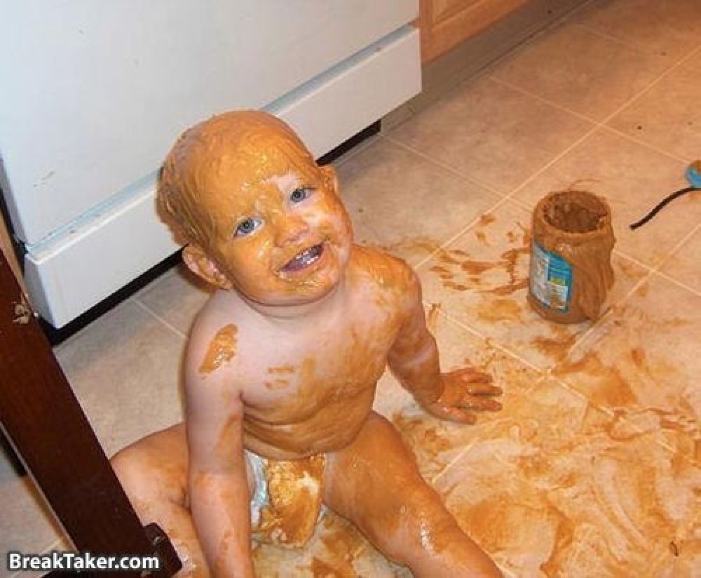 In my moms kitchen :: Peanut butter
