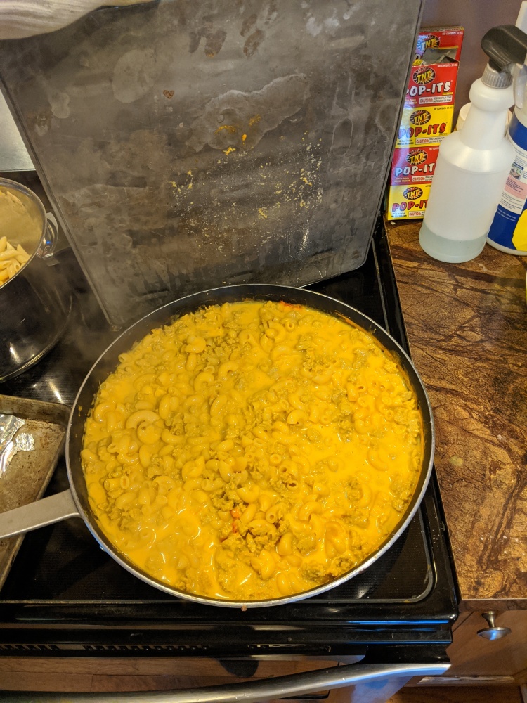 Plainville, CT, USA :: Hamburger helper x3. Little did the kids know that we used ground turkey instead of beef!! It actually tasted great anyways