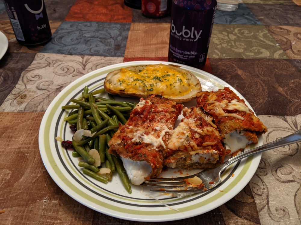 Cravings, An American Eatery, Farmington Avenue, Bristol, CT, USA :: Eggplant Rollatini for Mother's Day