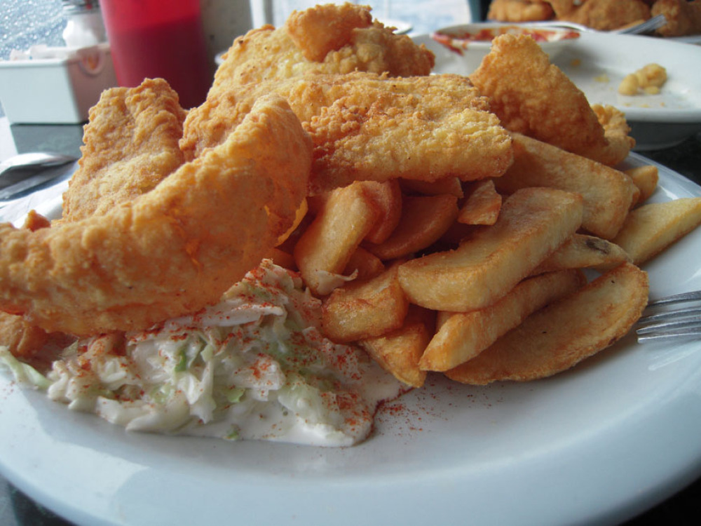 York Maine :: Fish and Chips Maine style!" the fries were cold... the fish was fresh and hot!" Boo for cold fries!!!
