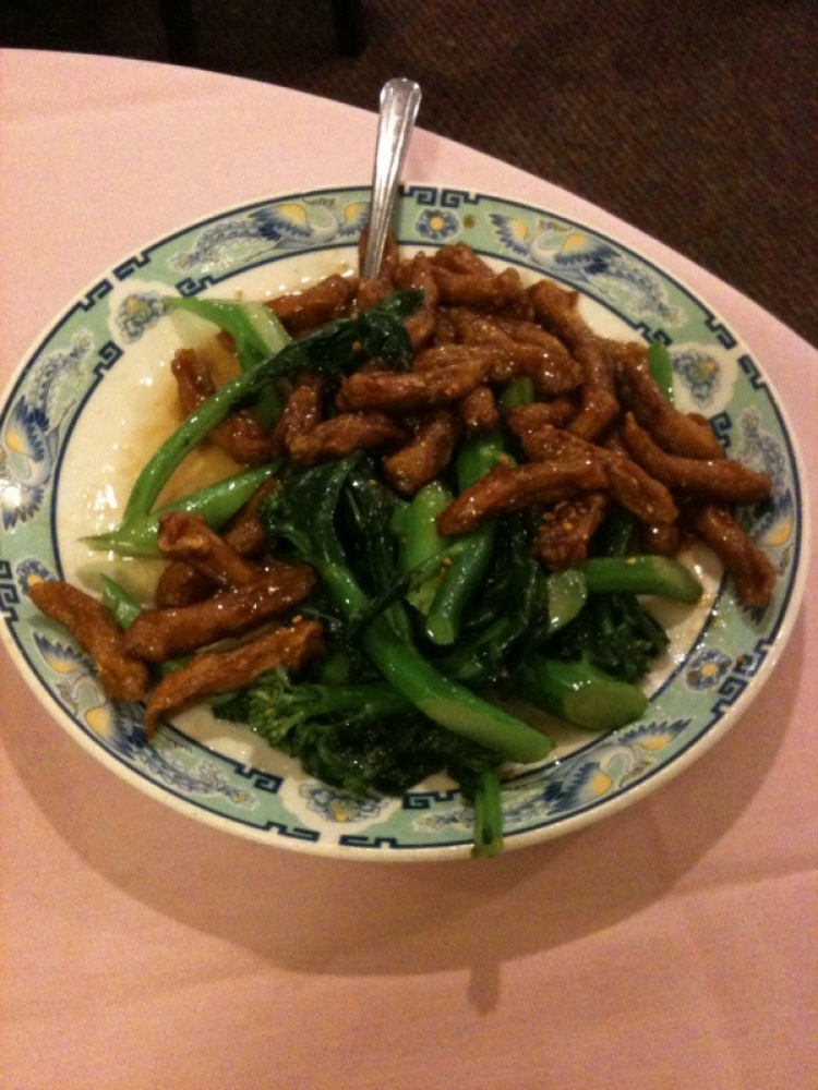 my kitchen, yo. :: I made a chicken stir fry with a peanut satay sauce, and I was really happy with myself.