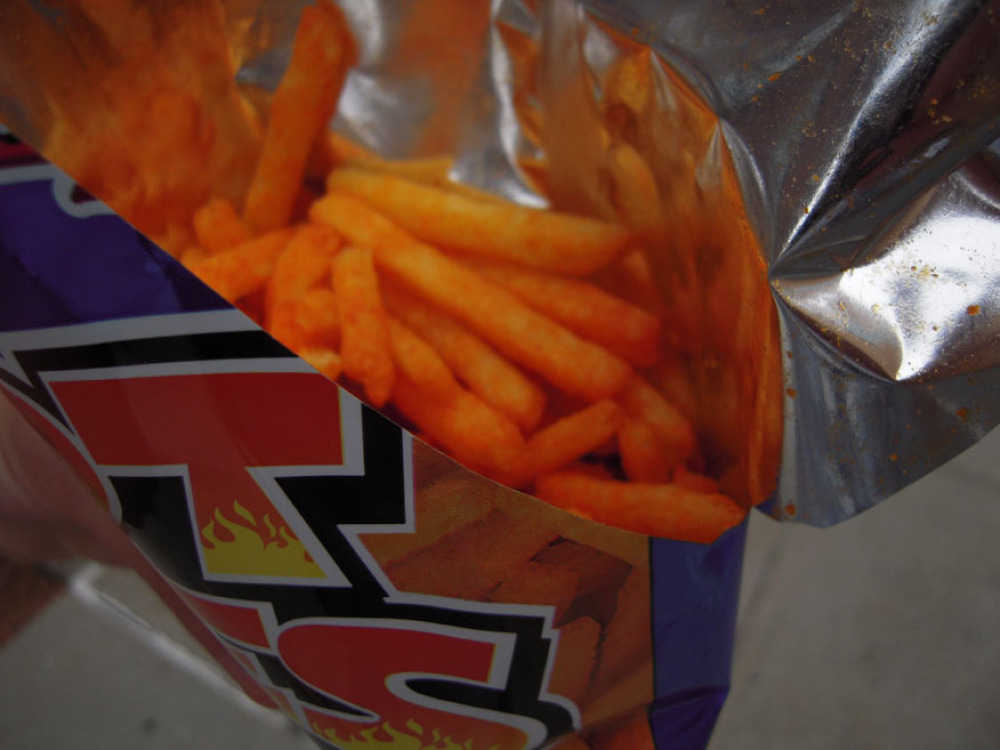 Cambridge, MA :: These Hot Fries were good! And I ate the whole bag! And they only cost .99!!!