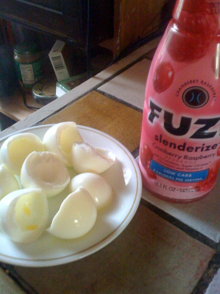 Cambridge, MA :: Nothing beats 4 egg whites and Fuze 10 calorie drink for breakfasst!!!