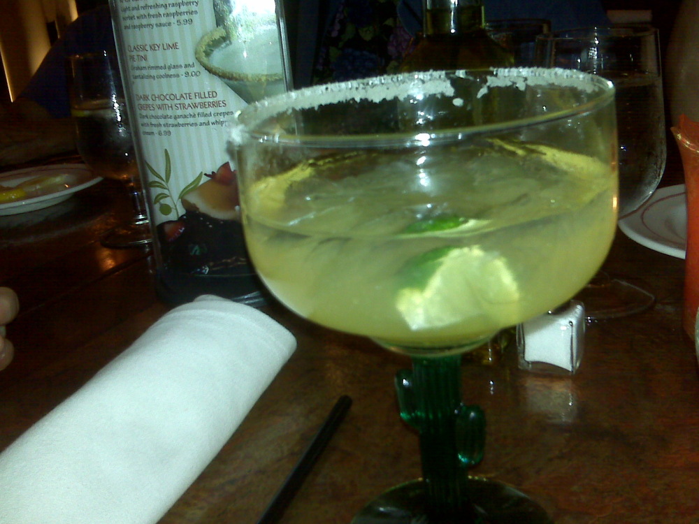 Georgio's Restaurant in Milford NH :: Classic margarita on the rocks with salt