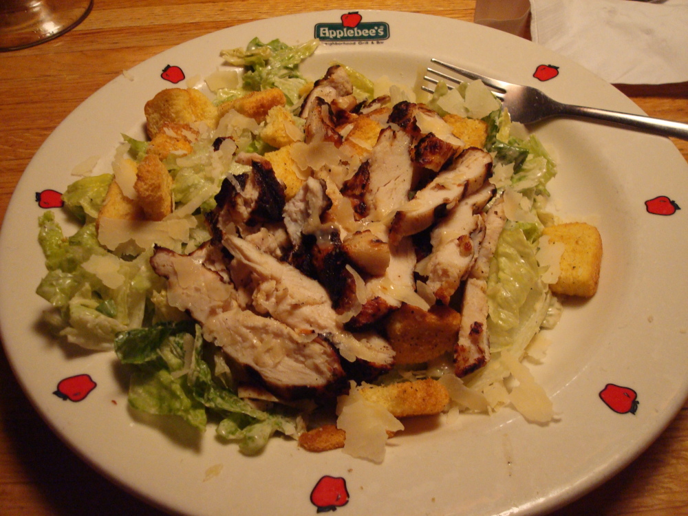 Applebee's Keene NH :: chicken caesar salad