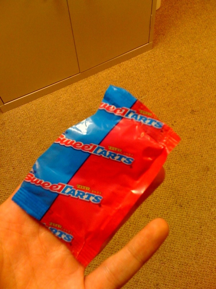 WFNX studio :: Sweet-Tarts... they are mostly sugar witha little color and sour!