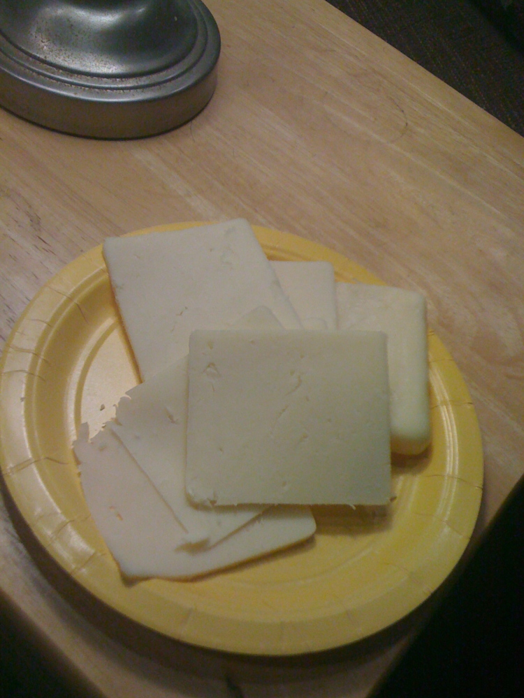 Parents house Milford, NH :: lots of slices of cheese!