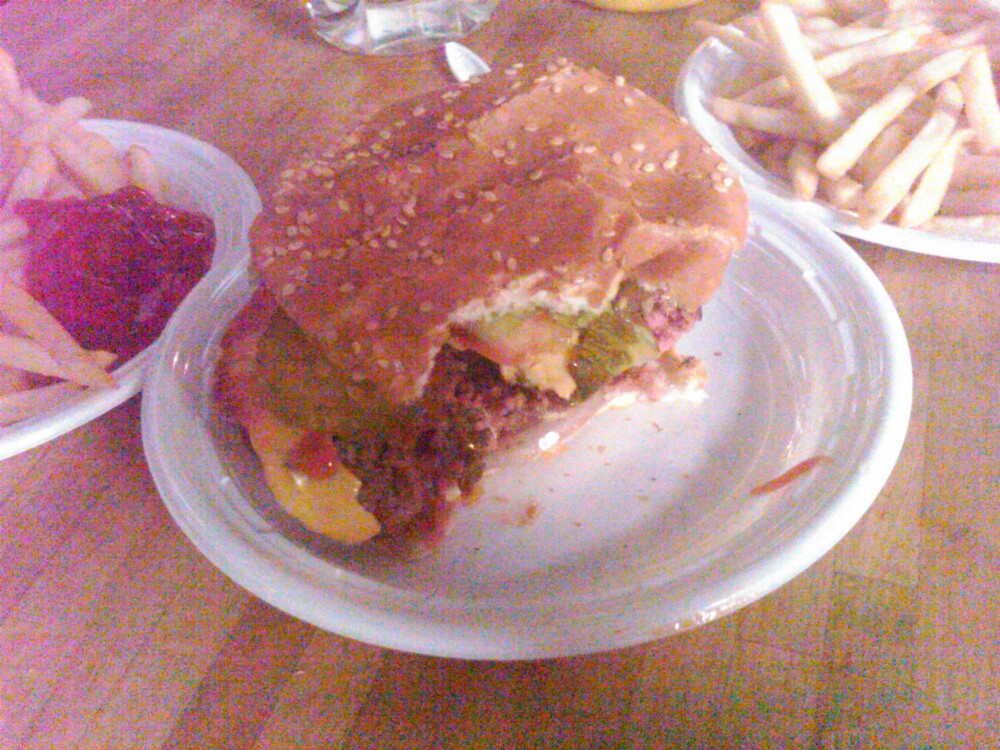Corner Bistro :: Cheeseburger at Corner Bistro  in New York City