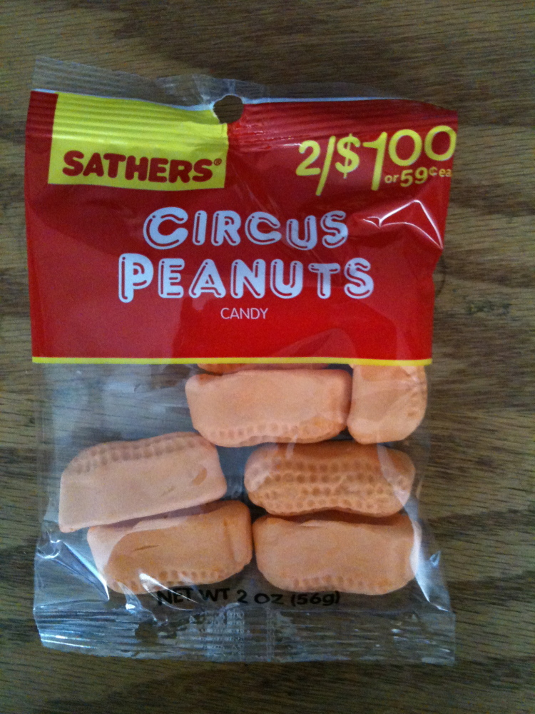 My house Cambridge, MA :: Circus Peanuts are both GREAT and discussing at the same time... I just ate the whole bag!